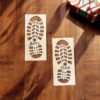 Products: Santa Footprint Stencil Woodland Designs