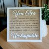 You Are Unstoppable Woodland Designs