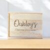 Personalised Christmas Eve Box / Decorations Box Woodland Designs
