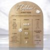 First Birthday Milestone Board - Large Woodland Designs