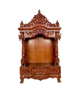 Products: Wooden Carved Temple – 2 – WoodnHome