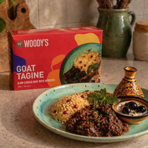 New: Sous Vide Goat Tagine with Apricots