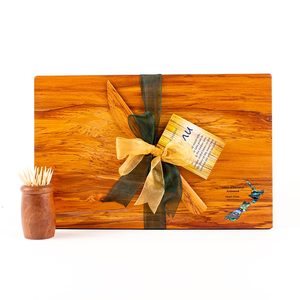 The Great NZ Cheese Board 280x180 and Knife Set - Paua
