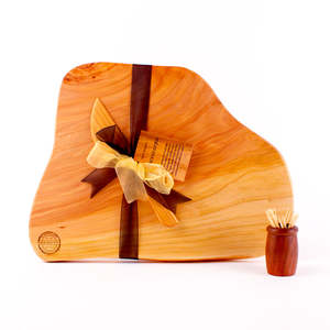 Macrocarpa Rustic Natural Edge Board and Knife Set 151