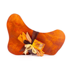 Ancient Kauri Rustic Natural Edge Board and Knife Set 964