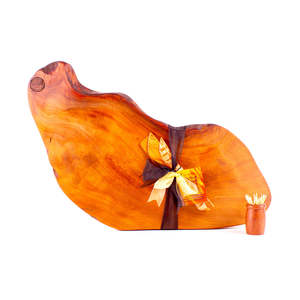 Ancient Kauri Rustic Natural Edge Board and Knife Set 1112