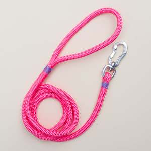 Pink Lilac Rope Dog Leash