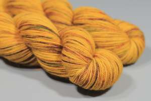 Colours On Merino: Autumn Gold | Hand Dyed 100% Merino Yarn from New Zealand | 100g