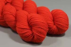 Scarlet | Hand Dyed 100% Merino Yarn from New Zealand | 100g