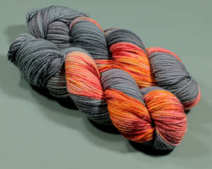 4 Ply Yarn: Heart of the Volcano | Hand Dyed 100% Merino Yarn from New Zealand | 100g