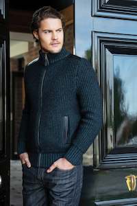 Merinomink: Merinomink - Forrester Jacket in Merino Wool and Possum Fur