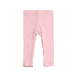 Baby: Dimples Merino Leggings - Soft Pink