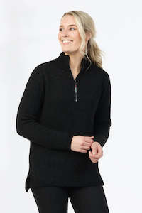 JERSEYS/SWEATERS: LIFESTYLE LADIES 1/2 ZIP