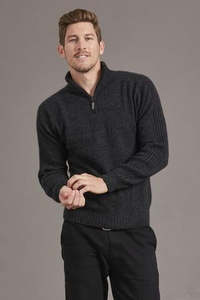 Expore: SHORT ZIP RIB SLEEVE SWEATER