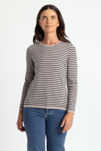 Royal Merino Optimum: TUCK STITCH STRIPE JUMPER