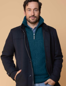 Mens Collection: JAVELIN ZIP NECK