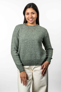 Womens Collection: MOSS STITCH PLATED JUMPER