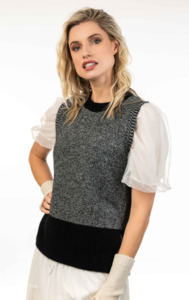 Womens Collection: MOSS STITCH PLATED VEST