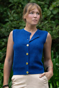 Womens Collection: HEPBURN BUTTON VEST