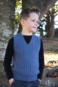 BOY'S CABLE VEST