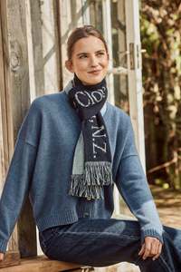 Womens Collection: LONG WHITE CLOUD SCARF