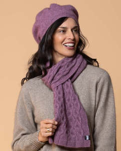 Womens Collection: VERSAILLES LIZ LEAF SCARF