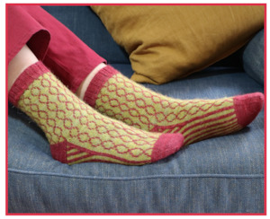 Free pattern: FREE PATTERN: Alpaca Yarns Sox Easy Wash Halle Sock