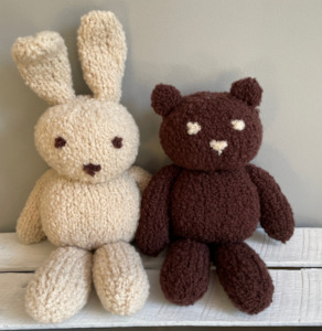 52 Weeks Of Free Patterns: FREE PATTERN: Cloud Teddy & Rabbit