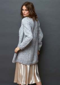 52 Weeks Of Free Patterns: FREE Elisabeth Long Cardigan Pattern - Plassard Elisabeth Yarn