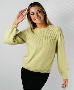 FREE Knitting Pattern -  Yoke Sweater