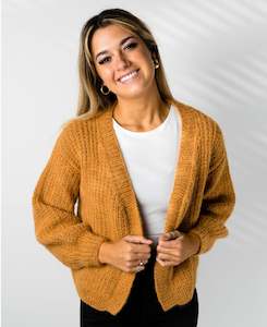Knitting Pattern -  Easy Mock Rib Cardigan