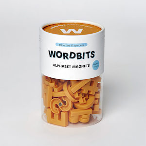 Strong Letter Magnets: Strong Alphabet Magnets, Mustard