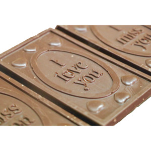 Chocolate Bars: Demi tablet - I Love You