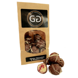 Truffles: Raspberry and White Chocolate Truffle