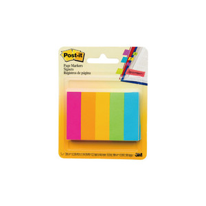 Post-it Page Markers 670-5AN 13x50mm Cape Town, Pack of 5 WORK BUDDY