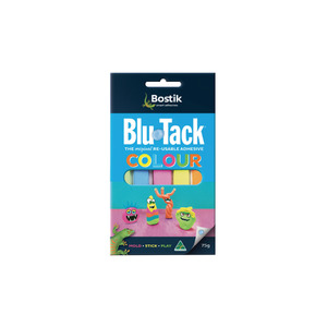 Products: Bostik Blutack 75gm Colour WORK BUDDY