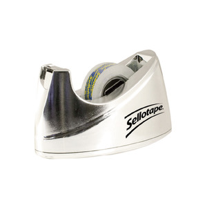 Sellotape Chrome Dispenser - Small WORK BUDDY