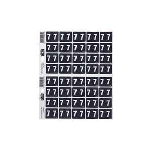 Products: Filecorp Number 7 Label C-EZI, Sheet of 40 WORK BUDDY