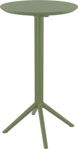Folding: Siesta Sky Folding Leaner Round - Outdoor
