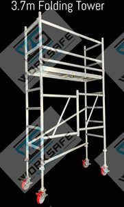 Products: Aluminium Folding Tower 2.0l x 0.73w x 3.7m High