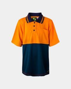 Products: WorkCraft Kids' Hi Vis Two Tone Short Sleeve Polo