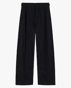 Pleated Carrot Pants