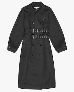 Womens Coats: Bonded Cotton Trench Coat