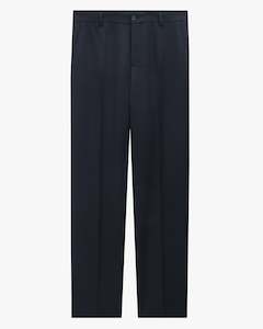 Straight Wool Trousers