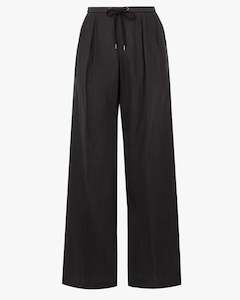 James Perse Womens: Wide Leg Relaxed Linen Pant
