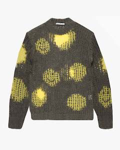 Embroidered Dot Mohair Sweater