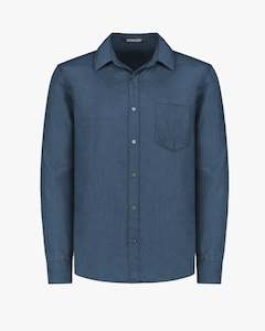 Workshop Denim Mens: Linen Arrowhead Shirt