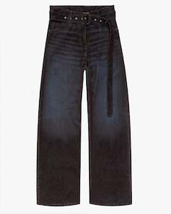 Flock Belted Jeans