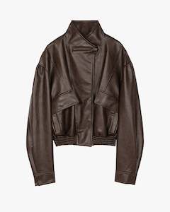 Faux Leather Short Jacket