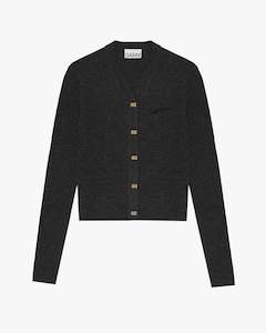 Merino Ribbed Cardigan